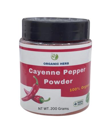 Organic Ground Cayenne Pepper 100% Pure Capsicum Powder Spicy Culinary Seasoning Hot Chili Pepper Spice for Gourmet Dishes Bulk Pack