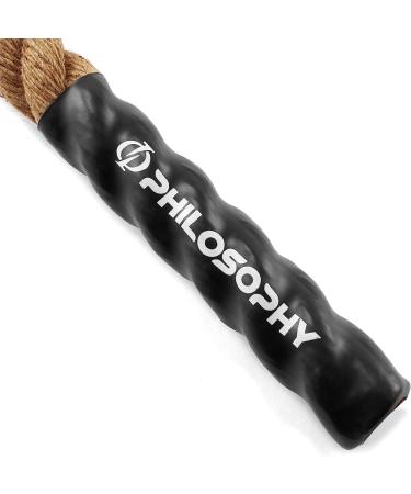 Philosophy Gym 1.5 x 15' Indoor/Outdoor Exercise Climbing Rope | Premium Quality - Buy Online on GoSupps.com