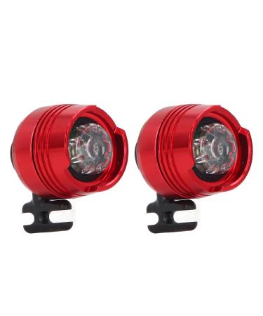 2 pieces headlights for Croc headlamp croc lichlichter shoe trailer accessories decoration funny shoe accessories funny gift (red)
