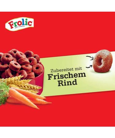 Frolic Dry Dog Food with Beef Carrots & Grains - 9 kg (3 x 3kg Bags) | Premium Pet Nutrition for Healthier Dogs - Buy Online on GoSupps.com