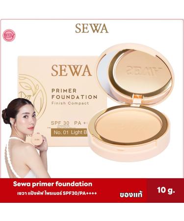 Buy Beautygoodshop 12 Hrs Long-Lasting Sewa Primer Foundation Compact #No.03 Sand Beige - Oil Control Semi-Matte Finish | Free Beauty Gifts with Purchase - Buy Online on GoSupps.com