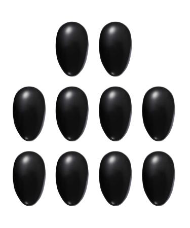 Lurrose 20Pcs Hair Dye Earmuffs Plastic Ear Protectors Waterproof Ear Caps Hair Coloring Ear Covers Ear Shields for Barber Home Shower