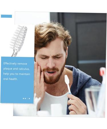 Buy CLISPEED 50pcs Disposable Toothbrush Cleaning Brush | Bulk Travel PP False Toothbrush - International Shipping Available - Buy Online on GoSupps.com