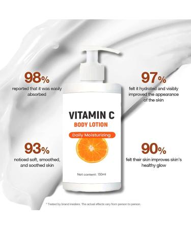 IZBEAUVO Vitamin C & Turmeric Body Lotion Turmeric Moisturizer Vitamin c Body Cream Brightening Body Lotion Moisturizing Body Lotion for Dry Skin Remove Dark Spots Large-capacity 150ml - Buy Online on GoSupps.com