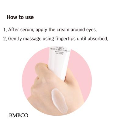 BMBCO 24K Gold Eye Cream for Dark Circles & Wrinkles - Skin Repair Treatment - Korean Skin Care - Women & Men - Buy Online on GoSupps.com