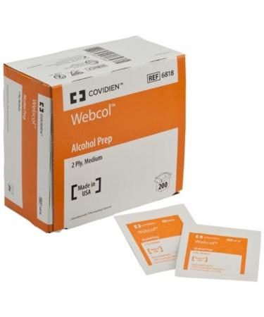 Webcol Alcohol Prep Pads