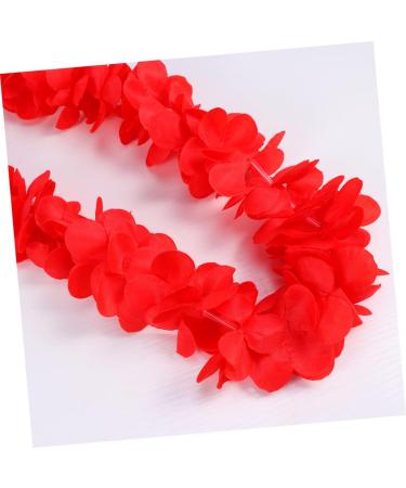 LIFKICH 1 Set 4pcs Hawaiian Floral Garland Make up Headband Artificial Floral Necklace Luau Necklaces Premium Hawaiian Wreath Lei Hair Clips Hawaiian Garland Red Banquet Lillo The Flowers Red Size 1 - Buy Online on GoSupps.com