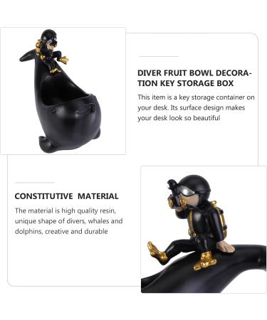 Zerodeko 27x19cm Storage Bracelet Plate - Decorative Jewelry & Sweets Holder Resin Dolphin Design for Home & Tablet Serving - Buy Online on GoSupps.com