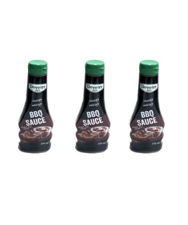 Develey Develey Set of 3 smoky and spicy BBQ sauces (3 x 250ml bottles)
