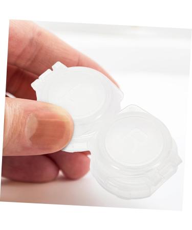 Homsfou Cute Contact Lens Container with Mirror - Eye Lens Organizer & Storage Tool (6.2x4.4x2.2cm) - International Shipping Available - Buy Online on GoSupps.com