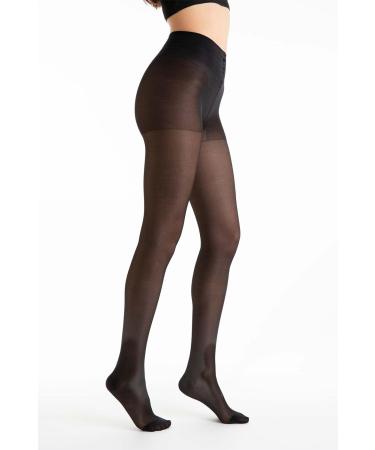 Relaxsan Basic 880-140 Denier Moderate Support Tights 18-22 mmHg - Size S, Black - Buy Online on GoSupps.com