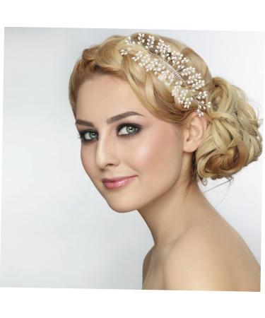 DOITOOL Bridal Hair Accessories Tiara Bridal Hair Comb Women Hair Comb Wedding Hair Comb White European and American Accessories Women's Wedding Hair Accessories - Buy Online on GoSupps.com