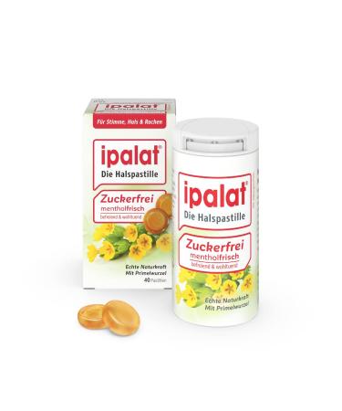 Ipalat neck spastille sugar -free: in the case of hoarseness and cough with menthol primel root anise and fennel 40 lollipops 40 (1 pack)