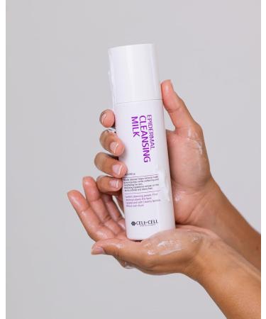 CELLBYCELL Epidermal Cleansing Milk | Creamy Soft Cleanser Removes Makeup & Impurities Without Drying Out the skin | 200ml - Buy Online on GoSupps.com