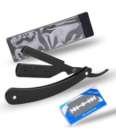 POOPFIY Barber Razor Set | Professional Traditional Razor for Quality Manual Shave | Black Storage Box Included - Best International Shipping - Buy Online on GoSupps.com