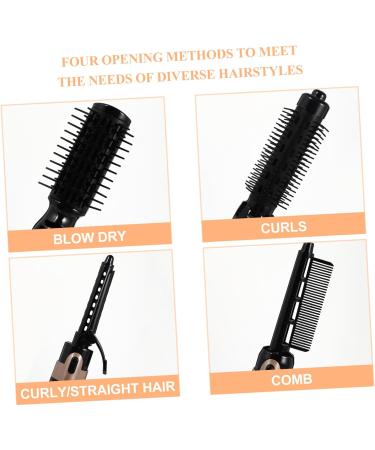 Outanaya 1 Set Curling Iron Curling Wand Hairdressing Tool Portable Hair Curler Heated Hair Rollers Black Abs - Buy Online on GoSupps.com