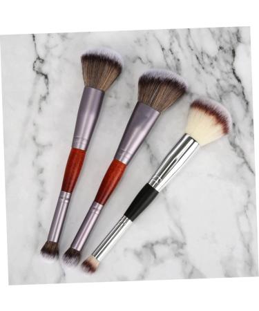 DOITOOL Woman Cosmetic Brush 3pcs Double-ended Makeup Brush Eyeshadow Stick Double Head Brush Foundation Eyeshadow Applicator - Buy Online on GoSupps.com
