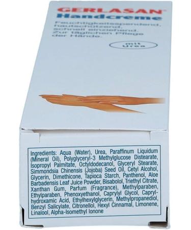 Gerlasan Hand Cream with Urea 75ml - Intensive Moisturizing Relief for Dry Skin | International Shipping Available - Buy Online on GoSupps.com