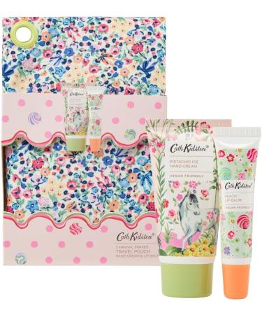 Cath Kidston Carnival Parade Travel Pouch | Hand Cream 50ml | Lip Balm 10ml - Buy Online on GoSupps.com