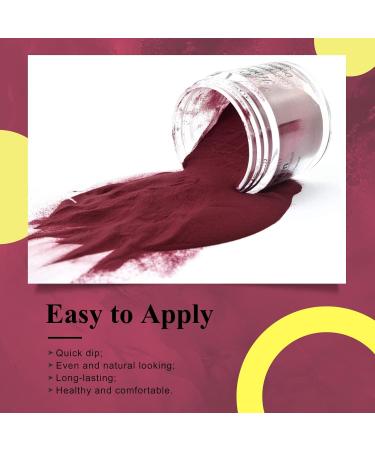 28g Dark Purple Dipping Powder No Lamp Cure Gel-Like Nails | HJ-ND064B-No.55 - Buy Online on GoSupps.com