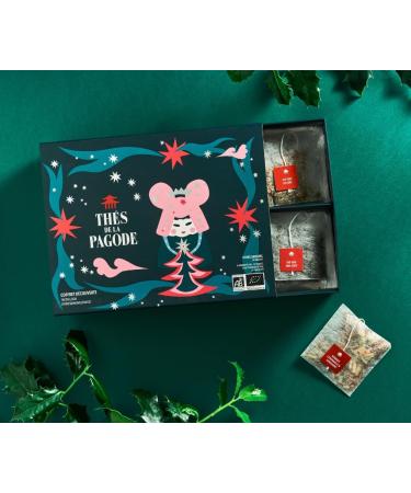 Th s de la Pagode - Coffret D couverte Bio Th s Voyage des Saveurs - Assortiment de 3 Th s et 1 Rooibos - dition Limit e Princesse Zao - Id e Cadeau No l - 32 Sachets - Buy Online on GoSupps.com
