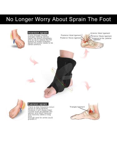Ankle Splint & Plantar Fasciitis Support Brace | Foot Drop Relief & Pain Prevention - Buy Online on GoSupps.com