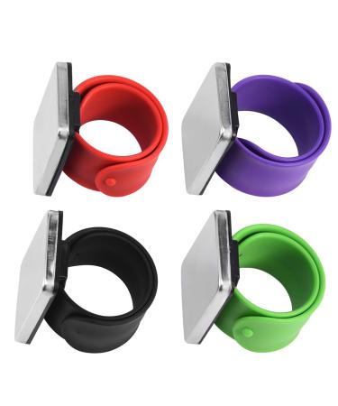 Magnetic Hair Clip Holder Bracelet - Stylish Hairpin Collector & Accessory in Red Black Green Purple - Buy Online on GoSupps.com