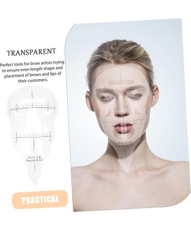 NOLITOY 3 Pcs Make up Kit Brow Stencils Reusable Microblading Eyebrow Ruler Mold Drilling Pen Modify - Buy Online on GoSupps.com