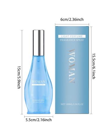 VEFSU 100ml Eau De Toilette Fresh Floral Women's Perfume with Notes of Watermelon of The Valley Perfumes For Women Long Lasting Fragrance Teen Girls (Sky Blue One Size) 1 Fl Oz (Pack of 1) Sky Blue - Buy Online on GoSupps.com
