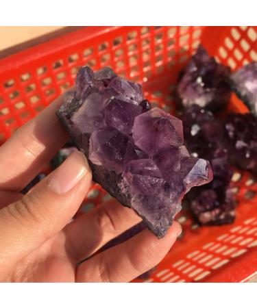 Natural Crystal Rough Specimen 70-80g Natural Dream Amethyst Quartz Crystal Cluster Specimen 85g