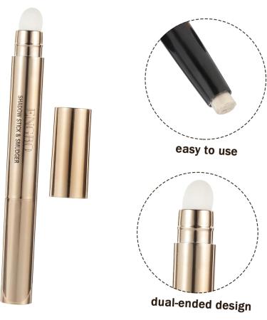 CRILSTYLEO Double Ended Eye Shadow Pen Eyeliner Sponge Brush Eye Makeup Brushes Eye Makeup Tool Plastic - Buy Online on GoSupps.com