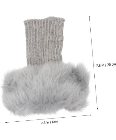 Besportble 3 Pairs Fluffy Boot Covers - Warm Fur Cuff Winter Accessories for Ladies - Buy Online on GoSupps.com