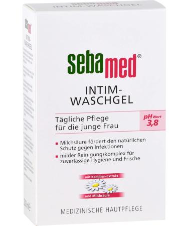 SEBAMED Intimate Wash Gel pH 3.8 for Young Women - 200 ml | Gentle Cleansing | International Shipping - Buy Online on GoSupps.com