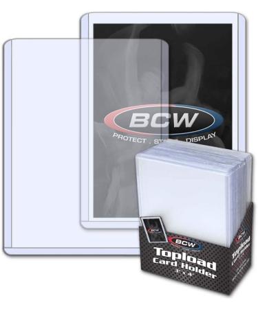 BCW Topload Card Holders for Standard Trading Cards (3x4, 20pt) - 100 Count - Buy Online on GoSupps.com
