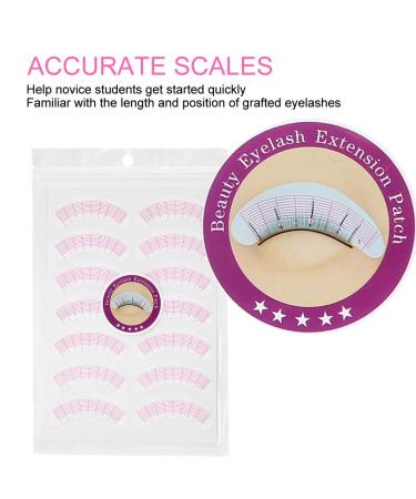 Eyelash Extension Glue Sticker Pads - 175 Pairs for Perfect Eye Positioning & Isolation - Includes Length Size Tips - Buy Online on GoSupps.com