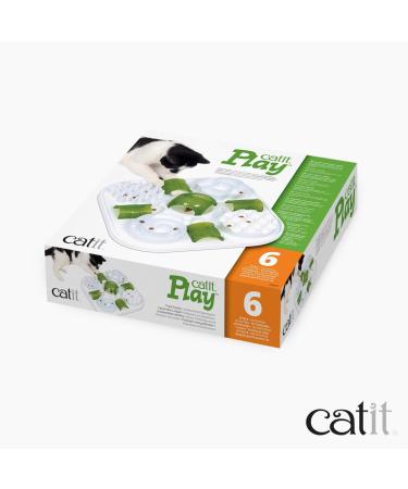 Catit Play Treat Puzzle Slow Feeder - Engaging Cat Toy for Slow Eating - Buy Online on GoSupps.com