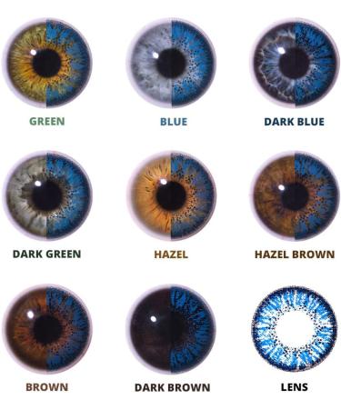 Mystic 2 Tone Aqua Blue Colored Contact Lenses | 90 Day Non-Prescription - Shop Now! - Buy Online on GoSupps.com