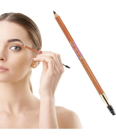 Eye Brown | Double Ended Eyebrow Pencil - Waterproof Brow Stylist Definer Eyebrow Retractable Pencil for Girls Women Dtt Coffee Color - Buy Online on GoSupps.com