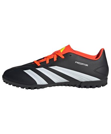 adidas Unisex Predator.4 Tf Sneaker 43 1/3 EU Core Black Ftwr White Solar Red