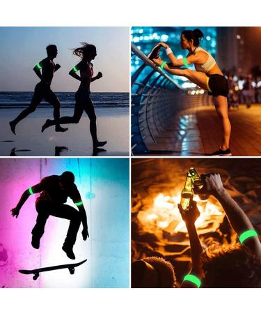 20PCS Reflective Snap Bracelets - Ideal for Children Joggers & Cyclists | Safety & Visibility for Every Adventure - Buy Online on GoSupps.com