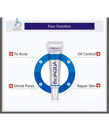 BIOAQUA Acne Scar Gel - Natural Blemish & Pimple Removal Cream for Oil Control & Pore Shrinking | International Shipping - Buy Online on GoSupps.com