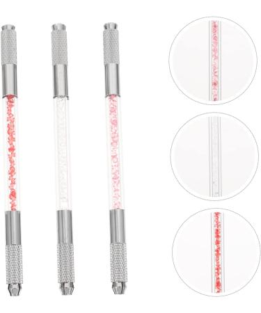 DOITOOL Makeup Tattoos Pen 3pcs Fruit Embroidery Pen Eyebrow Pen Metal Pen Double Head Eyebrow Pens Eyebrow Pencil Miss - Buy Online on GoSupps.com