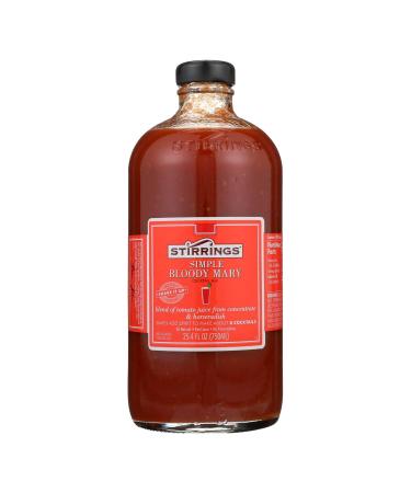 Stirrings Bloody Mary Cocktail Mixer, 750 Milliliter -- 6 per case.