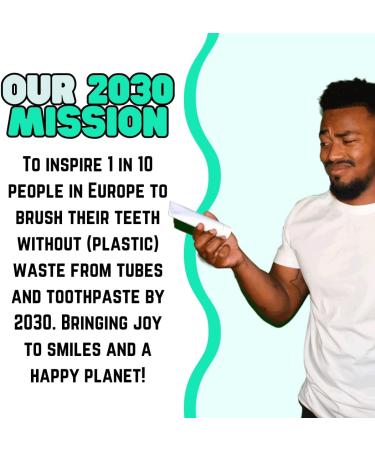 Eco-Friendly Tooth Cleaning Tablets | 180 Zero Waste Vegan Tabs in Bamboo Box + Travel Bag | Sustainable Oral Care - Buy Online on GoSupps.com