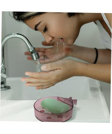 TIDTALEO 3pcs Soap Box Soap Pad Shower Soap Holder Shower Soap Storage Rack Lovely Soap Holder Plastic Soap Dispenser Drainage Keep The Soap Bar Soap Holder Hollow Out Travel Soap Dish As Shown 13.7x11.8cm - Buy Online on GoSupps.com