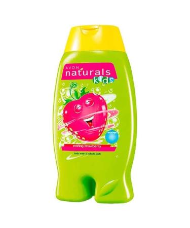 Avon Naturals Kids Swirling Strawberry 250ml Body Wash & Bubble Bath