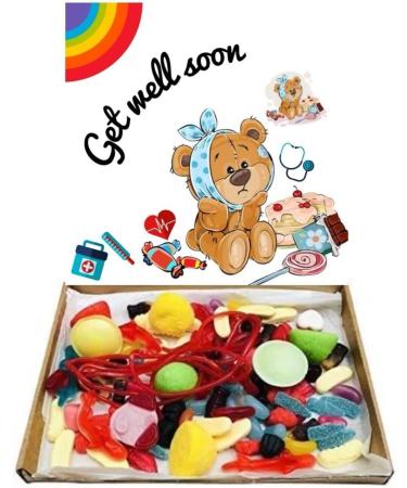 Child's Kids Get Well Soon Gift Pick n Mix Sweets Hamper Present 300g - Buy Online on GoSupps.com