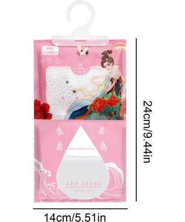 Dehumidifier bags for closets - 120g hanging moisture-absorbing bags | Dehumidification bag for damp storage rooms basements libraries wardrobes and storage areas - Buy Online on GoSupps.com
