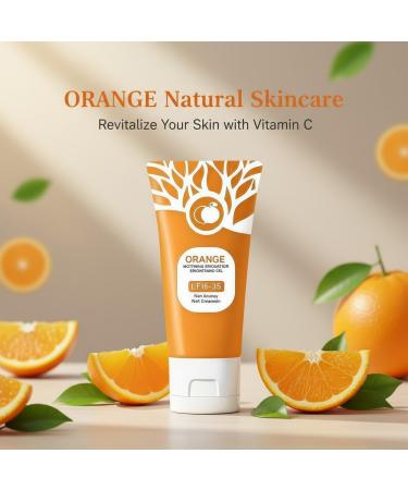zowamap 2Pcs Orange Enzymes Brightening Exfoliating Gel Orange Peeling Gel Deep Exfoliating Cleanser for Face and Body Moisturizing Smoothing Pores Brightening Skin - Buy Online on GoSupps.com