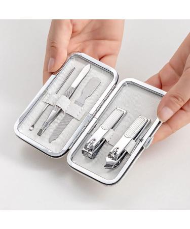 Nail Clipper Set 5-Piece Nail Clippers Set Portable Nail Set Decoration Foot Set Personal Care Beauty Set with White Portable Mini Box Nail Clipper Kit - Buy Online on GoSupps.com